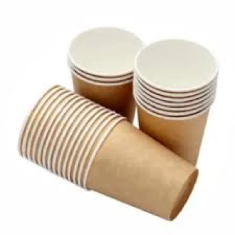 Copos descartáveis papel